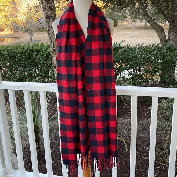 J. Crew Buffalo Check Scarf - Picture 3 of 5